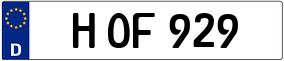 Truck License Plate